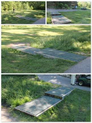 high friction golf matting for walkways