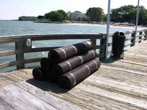 winter marine dock matting