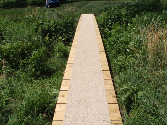 high traffic golf course matting