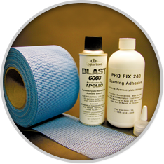 adhesive kit for seams